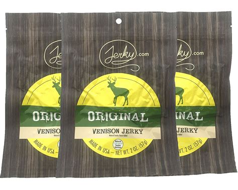 Original All Natural Venison Jerky 3 Pack The Best Wild Game Deer