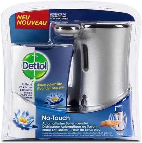 Dettol No Touch Automatische Zeepdispenser Zilver Met Hydraterende