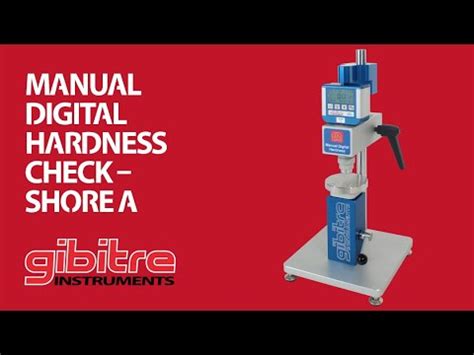 Gibitre Instruments Manual Digital Shore A Hardness Tester YouTube