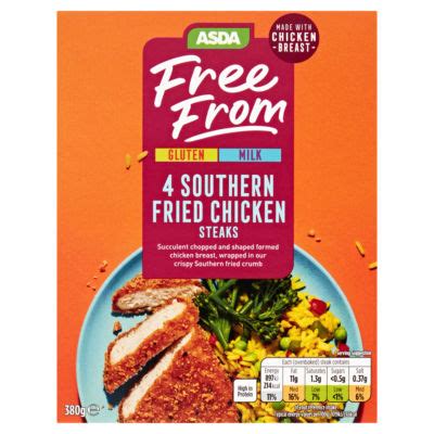 ASDA Free From 4 Southern Fried Chicken Steaks HelloSupermarket