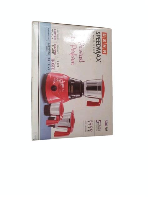 USHA Speedmax Mixer Grinder 500W For Wet Dry Grinding 401 500 W At