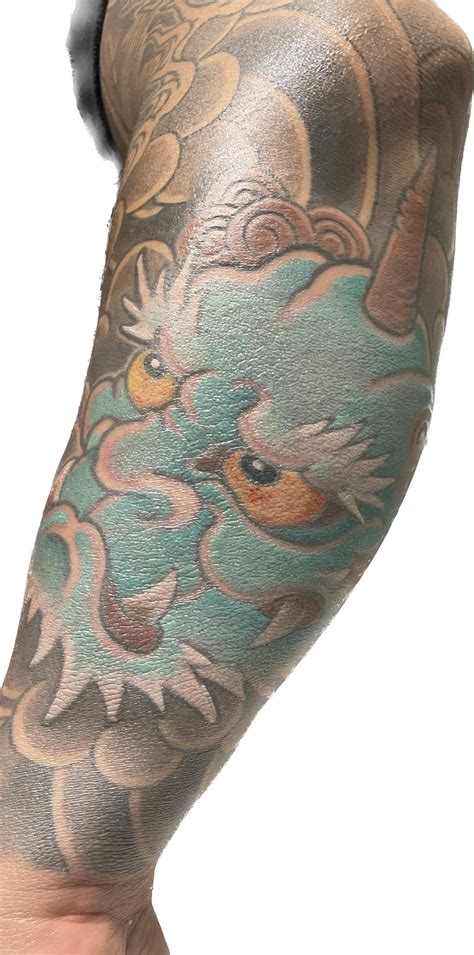 Oni Sleeve in progress Horisuzu unbreakable studio city,CA : r/irezumi