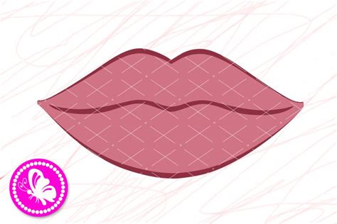 Lips With Lipstick Svg | Lipstutorial.org