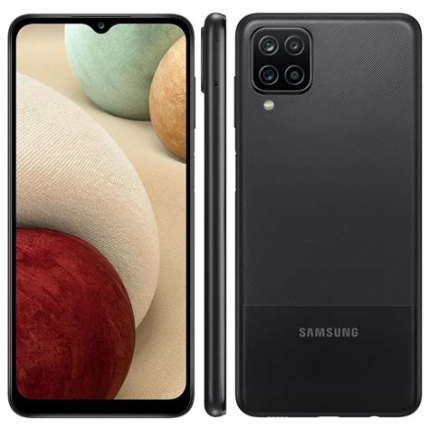 Smartphone Samsung Galaxy A12 64gb 4g 4gb Ram Tela 65” Em Promoção No