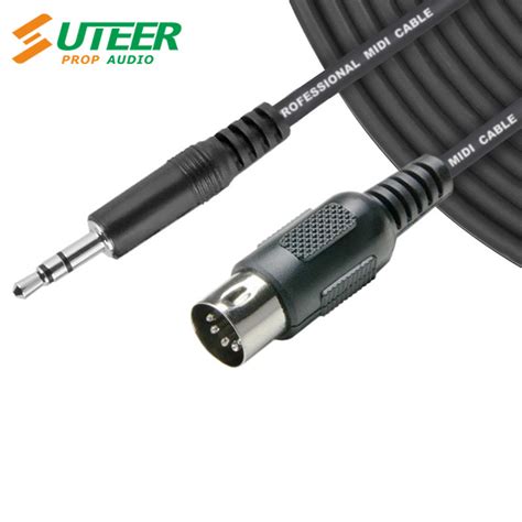 5 Pin Din Plug To 35mm Stereo Mini Jack Plug Audio Cable China 5 Pin Din Midi Cable And 5