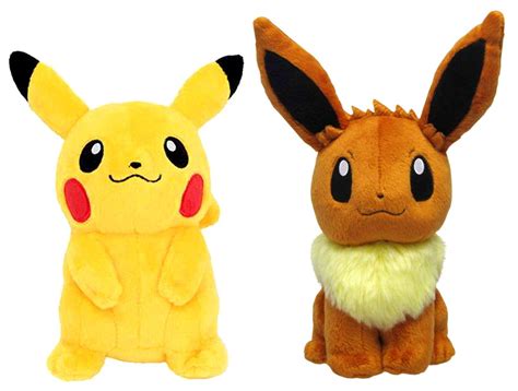 ポケットモンスター ピカチュウ＆イーブイs ぬいぐるみ 2種セット 高さ約18cm All Star Collection メルカリ