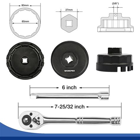 Oil Filter Wrench Set Workpro Tools