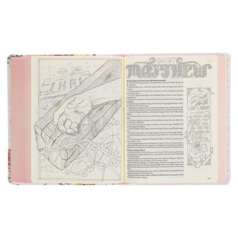 Pearlized White Faux Leather Kjv My Creative Bible Kjv Bibles