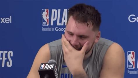 “i Hope Thats Not Live” Luka Doncics Press Conference Awkwardly