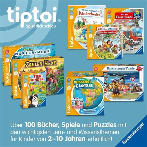 Ravensburger Tiptoi Mein Interaktiver Junior Globus Lernspiel