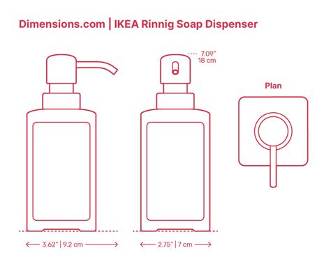 Ikea Tackan Soap Dispenser Dimensions Drawings Dimensions