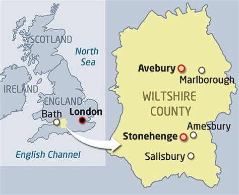 Stonehenge Location Map