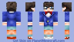 Edogawa Conan from Detective Conan Minecraft Skin