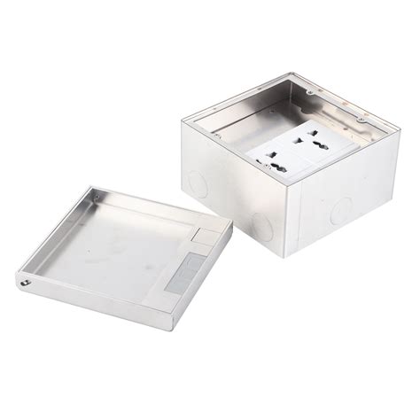 Industrial Supplies Embedded Socket Box Stainless Steel Dual Outlets