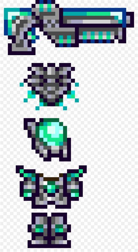 Pixel Art Minecraft Armure