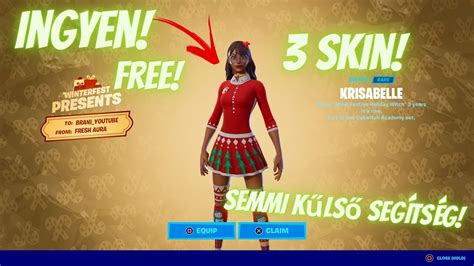 Hogyan Lehet INGYEN Megszerezni KRISABELLE Skint A FORTNITE Ban