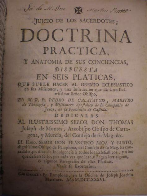 Juicio De Los Sacerdotes Doctrina Practica Y Anatomia De Sus