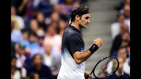 Us Open Federer Fires A Winner Youtube