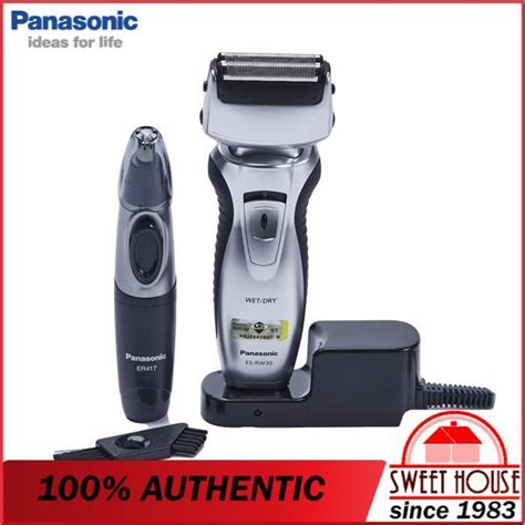 Panasonic Rechargeable Shaver Nose Hair Trimmer ES RW30 Silver ES