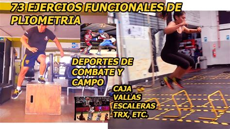 73 Ejercicios De Pliometria Para Boxeo Mma Futbol Basquet Voley Conos Cajas Trx Escalera