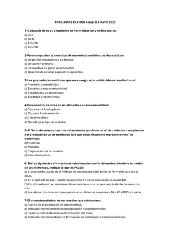 PREGUNTAS EXAMEN ANALISIS MAYO 2023 Pdf