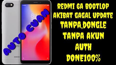 Cara Flasing Redmi A Tanpa Akun Auth Tanpa Dongle Youtube