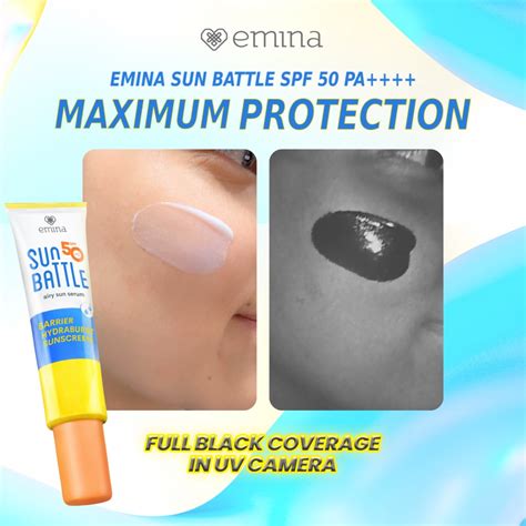 Emina Sun Battle Spf Pa Barrier Hydraburst Sunscreen Ml