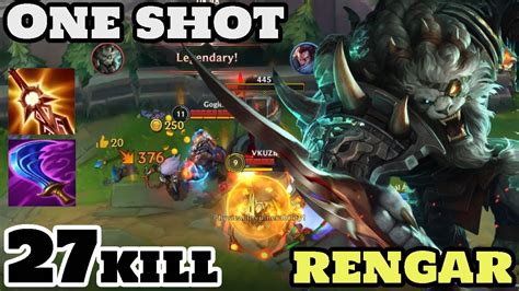 Wild Rift Rengar Gameplay Rengar Main Best Rengar Plays Pentakill