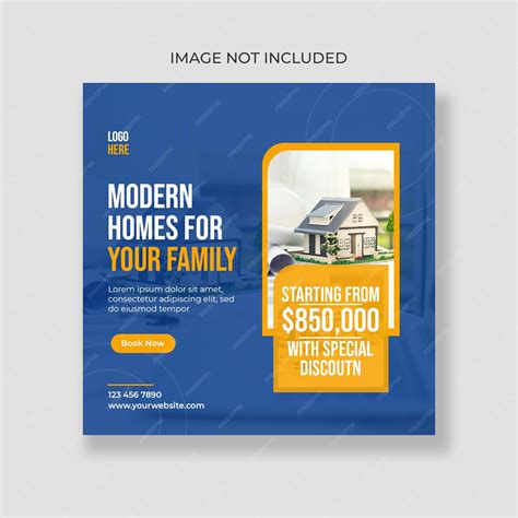 Premium Psd Modern Real Estate Social Media Post Template Or Square