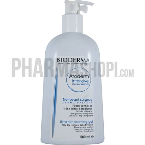 Bioderma Atoderm Intensive Gel Moussant Nettoyant Surgras Bioderma