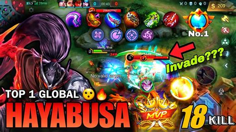 ENEMY INVAIDE BUFF HAYABUSA FAST HAND TOP 1 GLOBAL COMBO SKILL 1 SHOT