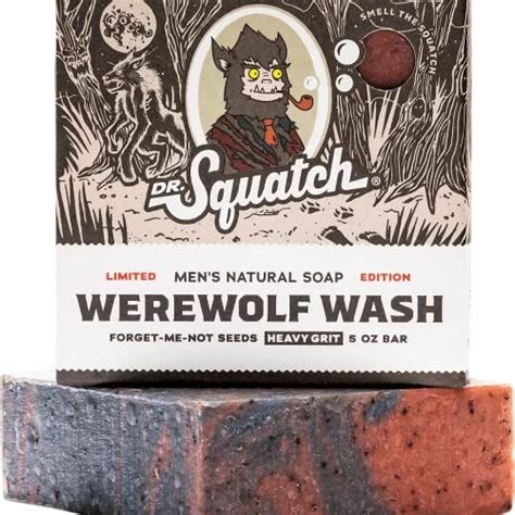 Dr Squatch All Natural Bar Soap For Men Limited Edition Werewolf Wash