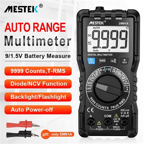 Mestek Dm A Mini Digital Tester Multimeter Mini Pocket Multi Meter Dc