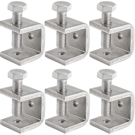 Buy Foxwake Mini C Clamps Stainless Steel 0 83 Inch For Working Heavy