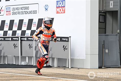 Nouvelle Chute De Marc M Rquez Au Warm Up Du Gp D Allemagne