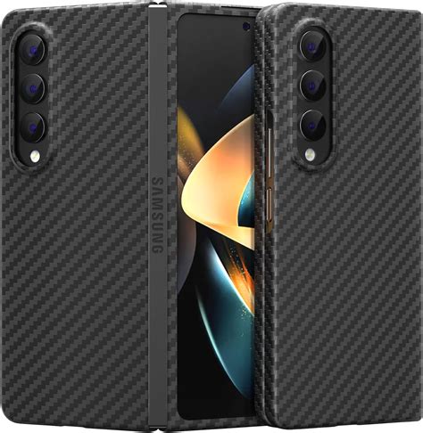 Memumi Funda Fibra Carbono Para Samsung Galaxy Z Fold Funda Mm De