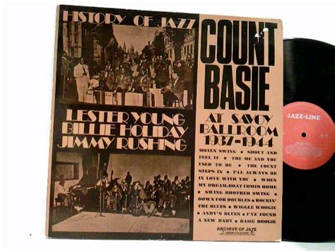 At Savoy Ballroom 1937 1944 Von Basie Count Gut LP 1111 ABC