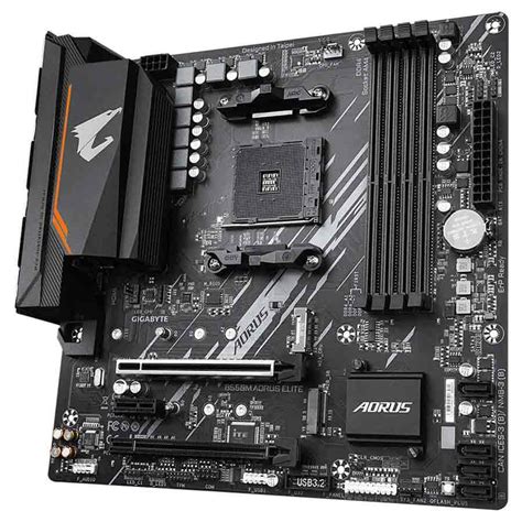 Gigabyte Placa Mãe B550M AORUS ELITE Preto Techinn