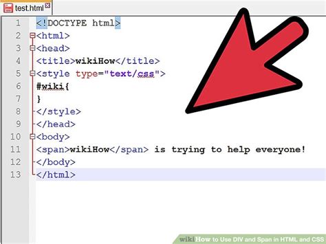 How To Use DIV And Span In HTML And CSS 2 Steps With Pictures