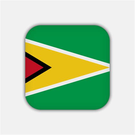 Guyana flag, official colors. Vector illustration. 10794299 Vector Art ...