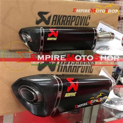 Jual Knalpot Akrapovic Ninja Fi Ninja Slip On Original