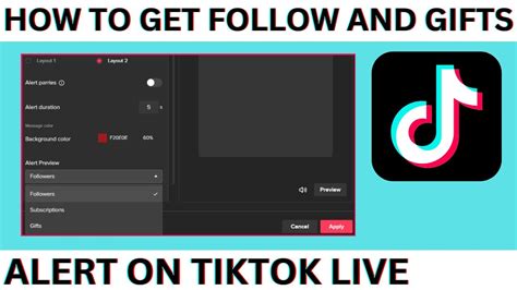 How To Get Follow And Gifts Alert On Tiktok Live Tiktok Live Studio