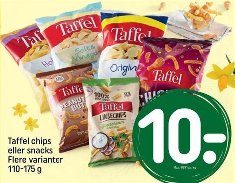 Taffel Chips Eller Snacks Tilbud Hos Rema