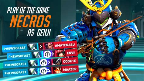 NECROS Is DOMINATING AS GENJI POTG OVERWATCH 2 TOP 500 SEASON 7