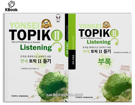 BẢn MÀu Yonsei Topik Ii Listening Bộ đề Luyện Thi Nghe Topik Ii