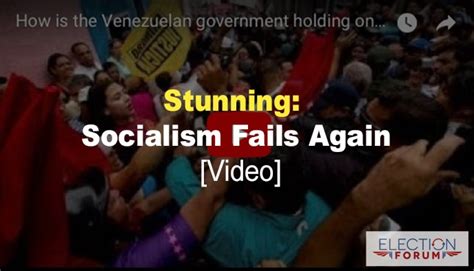 Stunning: Socialism Fails Again [Video]