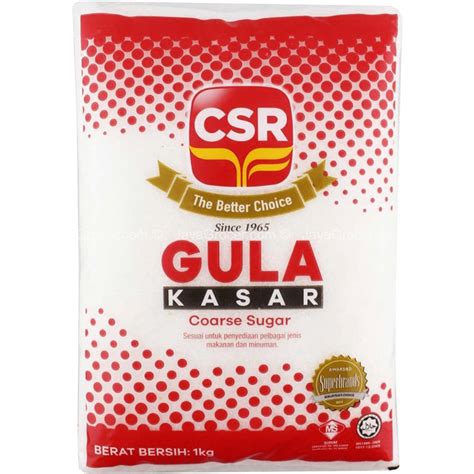 Csr Gula Kasar Coarse Sugar Kg Shopee Malaysia