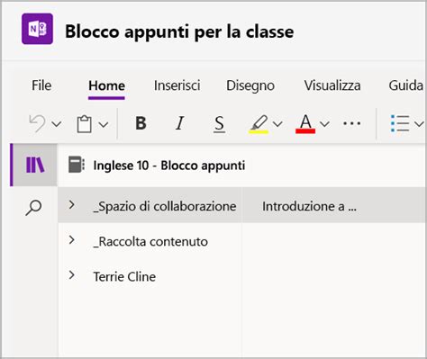 Usare Il Blocco Appunti Per La Classe In Teams Supporto Tecnico Microsoft