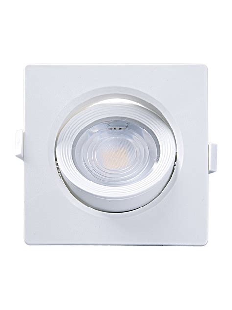 SPOT EMBUTIR QUADRADO ALLTOP LED PAR20 7W 4000K 45 TASCHI BAT