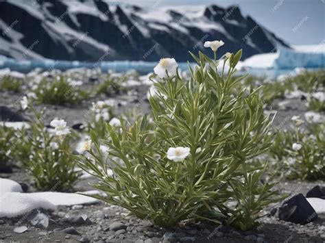 Premium Ai Image Plants At The Antarctic